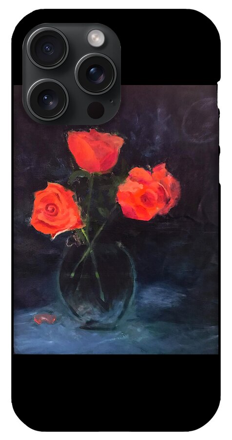 Orange Roses still life 2 - Phone Case