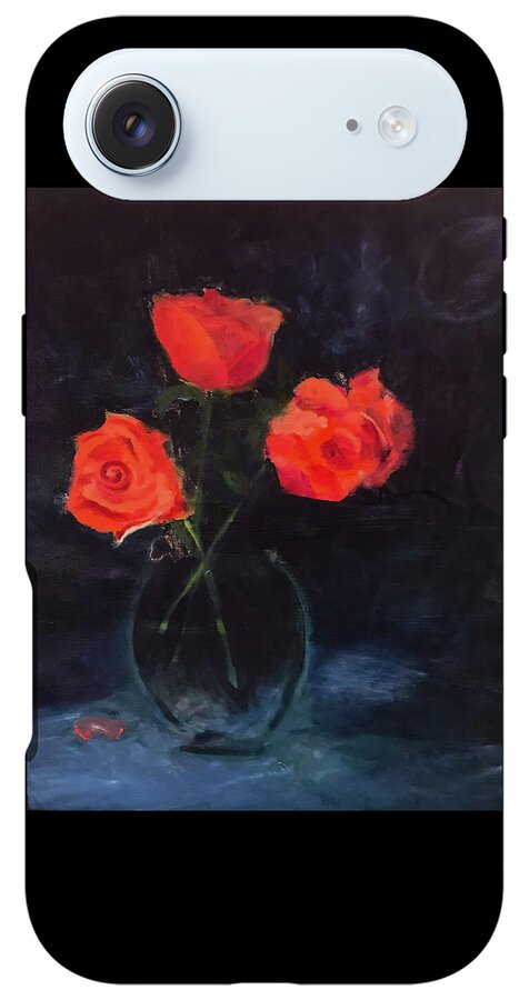 Orange Roses still life 2 - Phone Case