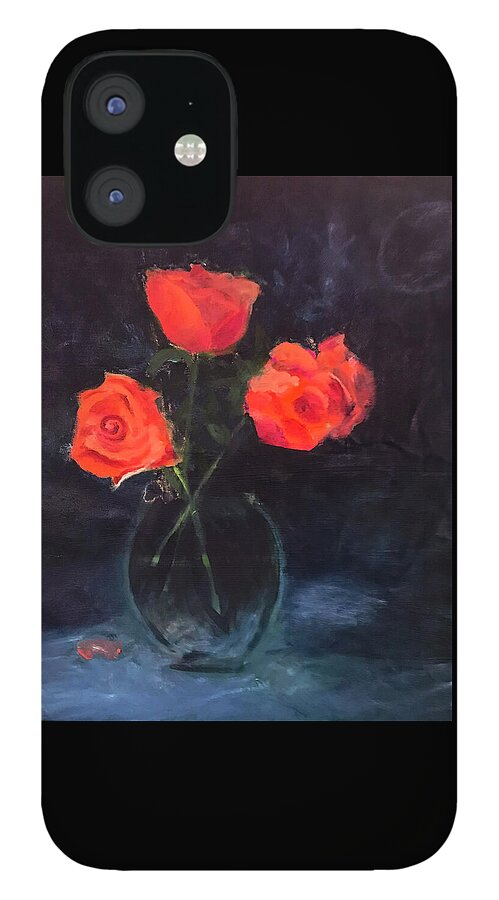 Orange Roses still life 2 - Phone Case