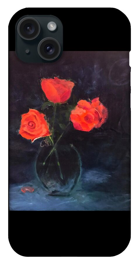Orange Roses still life 2 - Phone Case