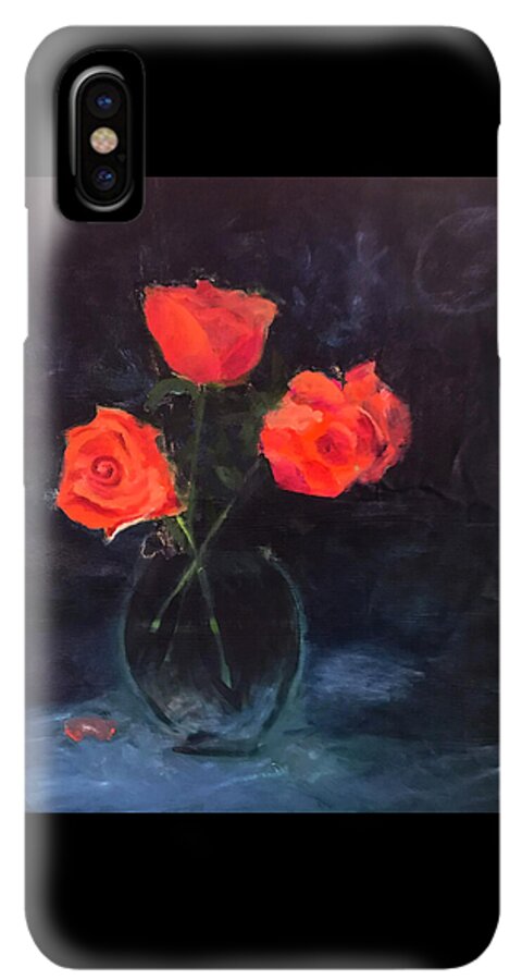 Orange Roses still life 2 - Phone Case