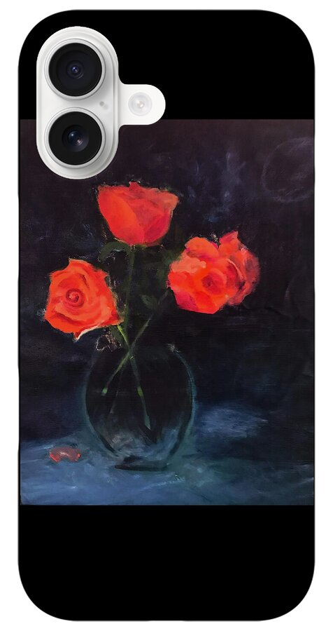 Orange Roses still life 2 - Phone Case
