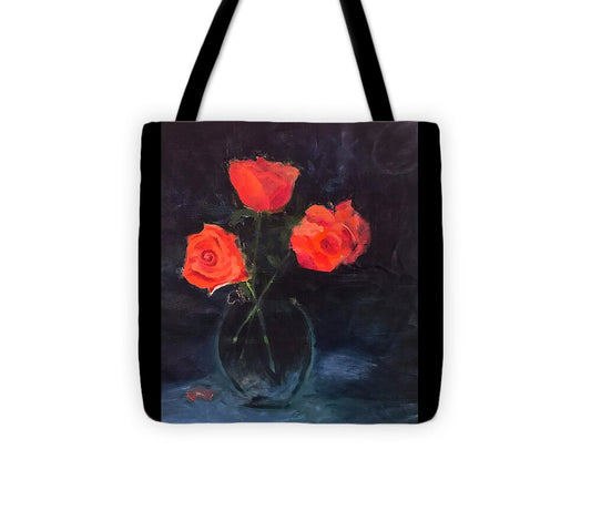 Orange Roses still life 2 - Tote Bag
