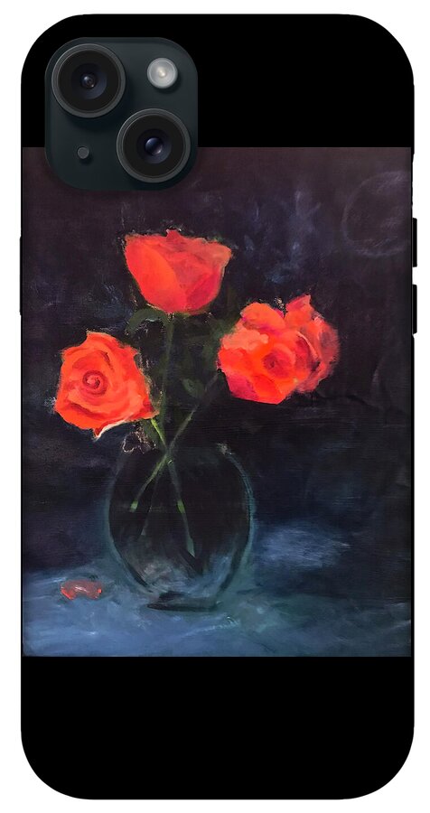 Orange Roses still life 2 - Phone Case