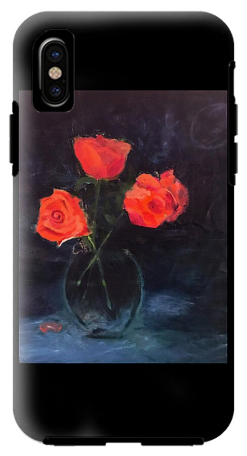 Orange Roses still life 2 - Phone Case