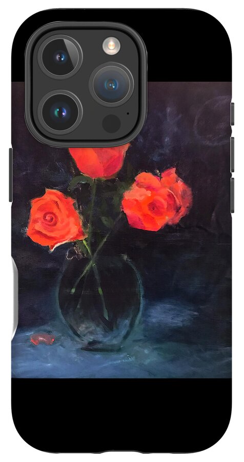 Orange Roses still life 2 - Phone Case