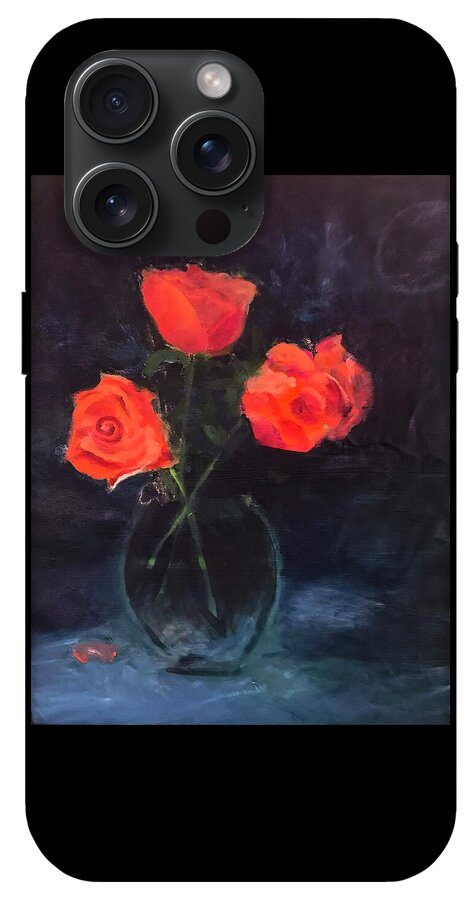 Orange Roses still life 2 - Phone Case