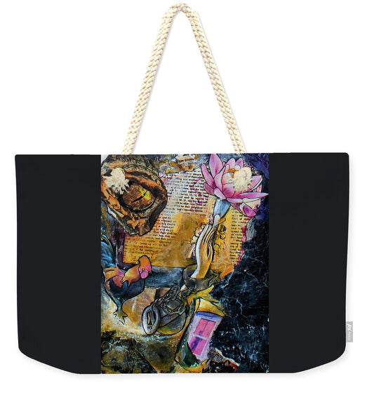 Paradise Lost  - Paradise Regained, Escaped series - Weekender Tote Bag