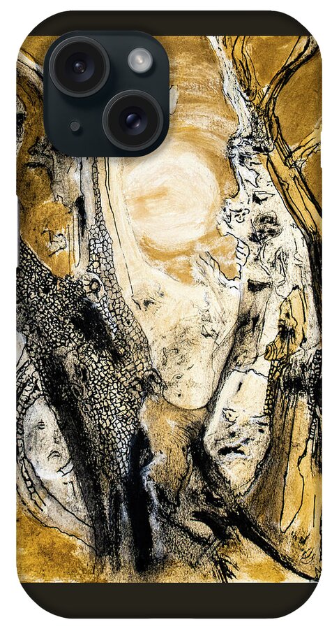 Secrets of the Yellow Moon 4 - Phone Case