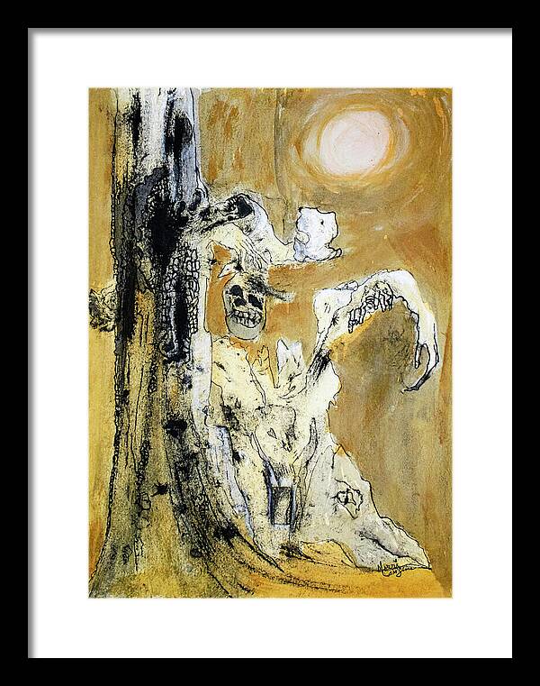 Secrets of the Yellow Moon series,  3 - Framed Print