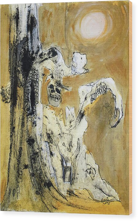 Secrets of the Yellow Moon series,  3 - Wood Print