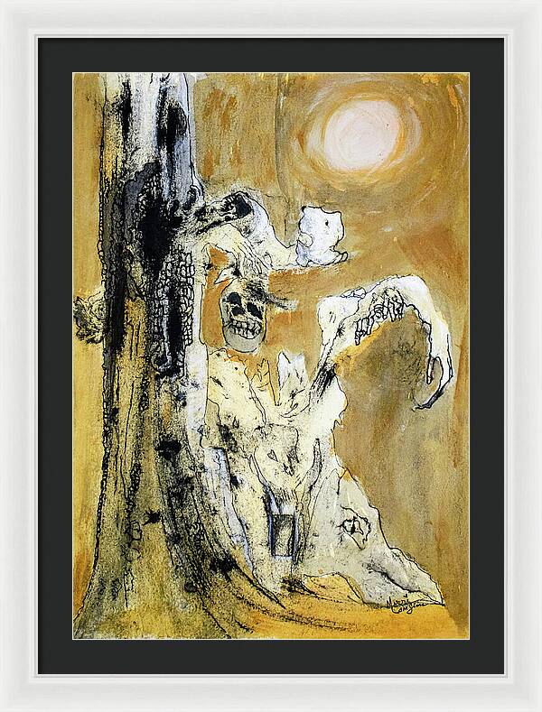 Secrets of the Yellow Moon series,  3 - Framed Print