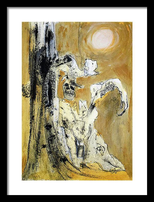 Secrets of the Yellow Moon series,  3 - Framed Print