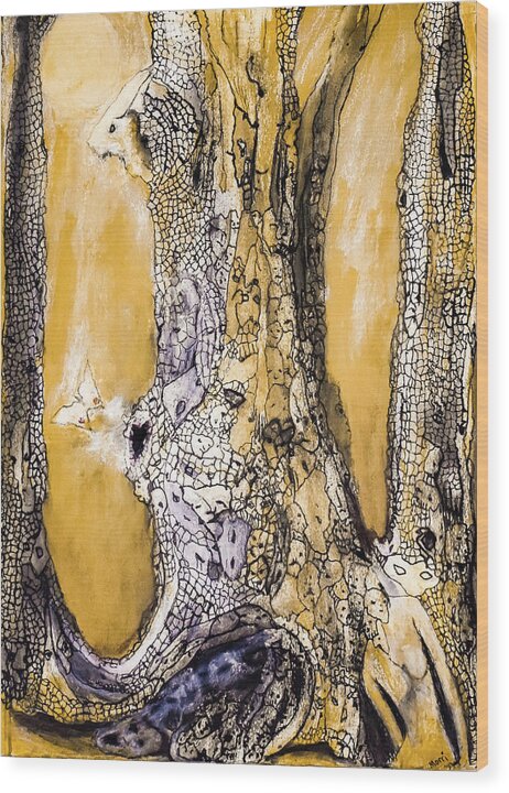 Secrets of the  Yellow Moon series 8 - Wood Print