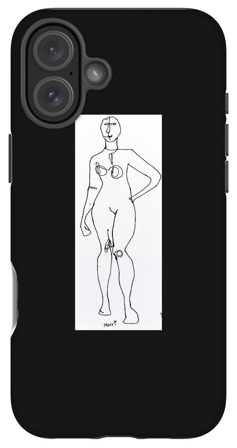 Contour figure 2 - Phone Case