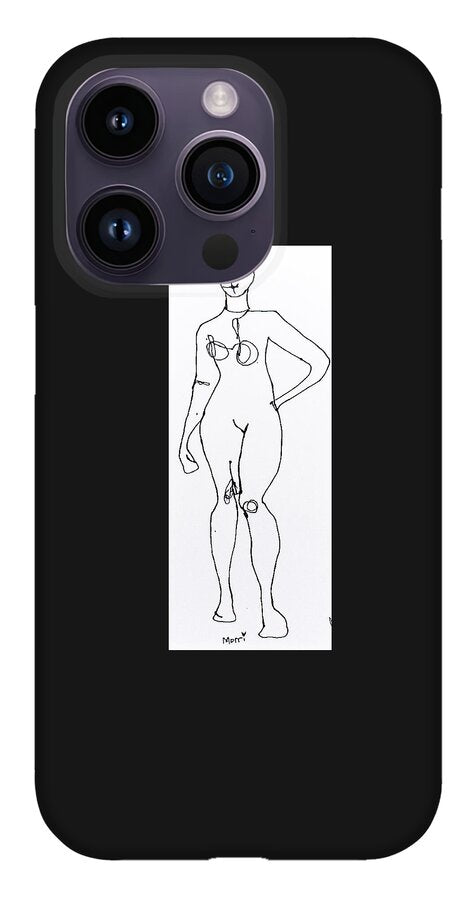 Contour figure 2 - Phone Case