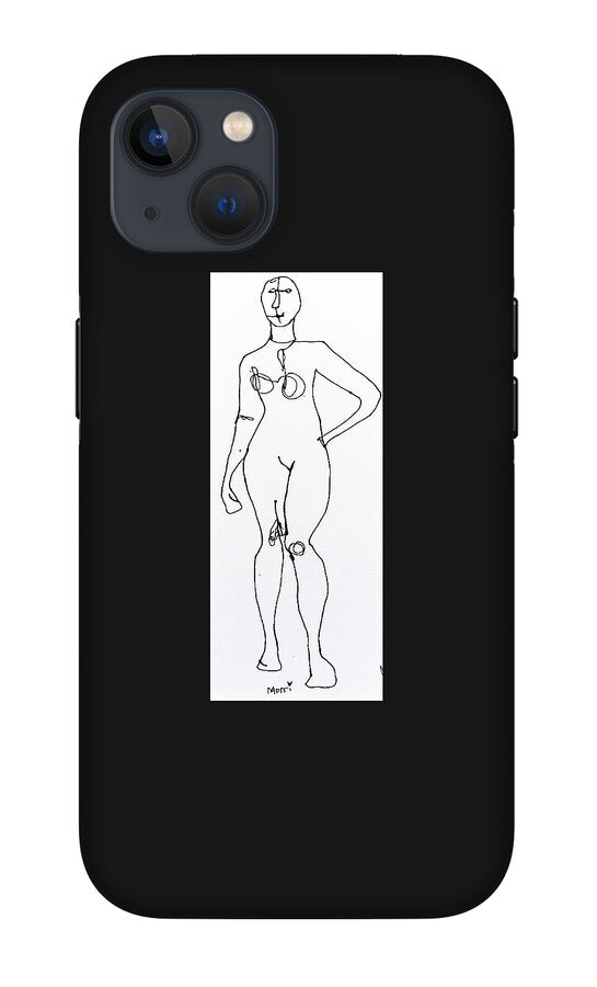 Contour figure 2 - Phone Case