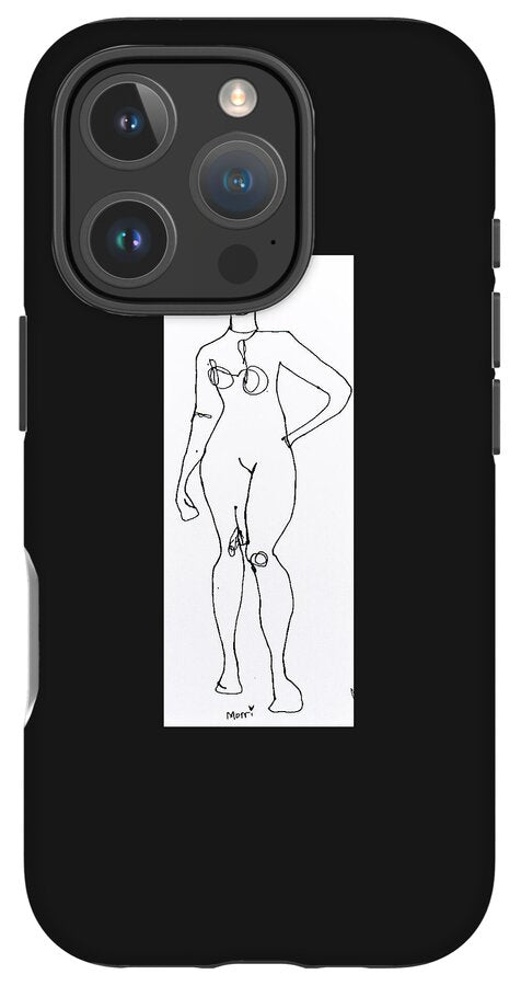 Contour figure 2 - Phone Case