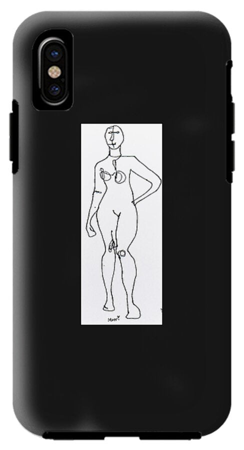 Contour figure 2 - Phone Case