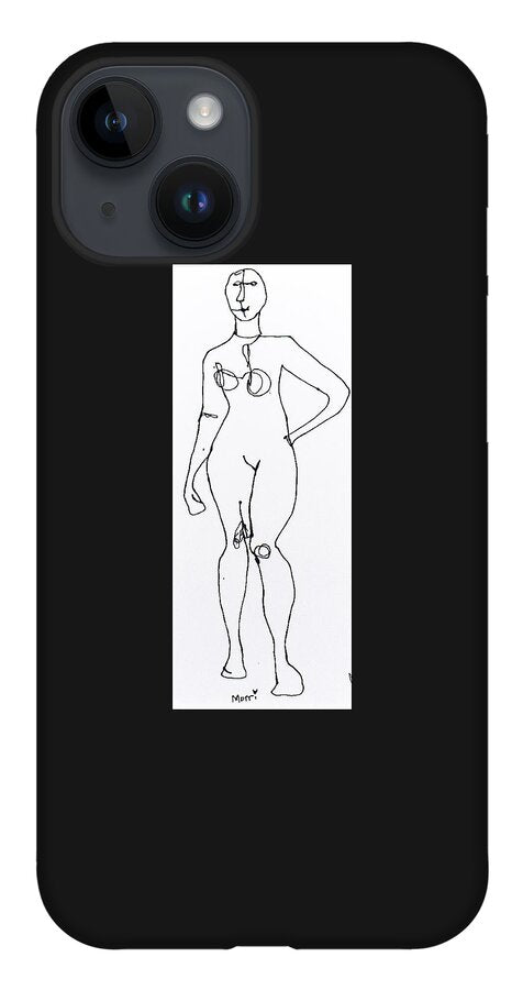 Contour figure 2 - Phone Case