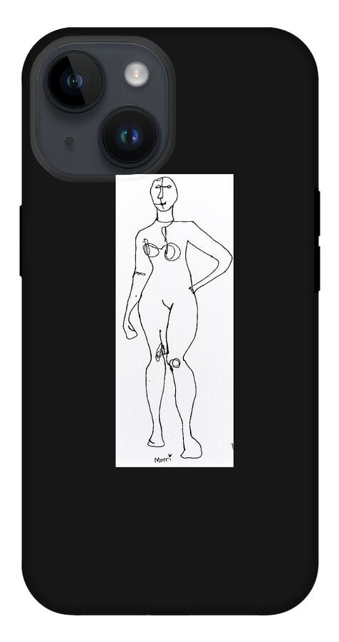 Contour figure 2 - Phone Case