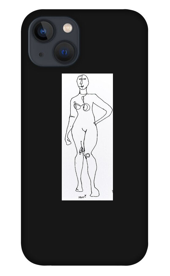 Contour figure 2 - Phone Case
