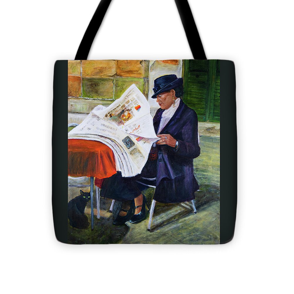 The Contessa and the Cat - Tote Bag