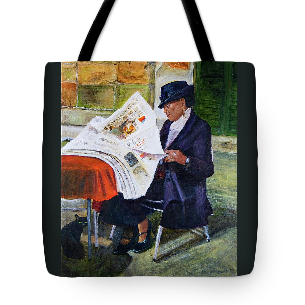 The Contessa and the Cat - Tote Bag