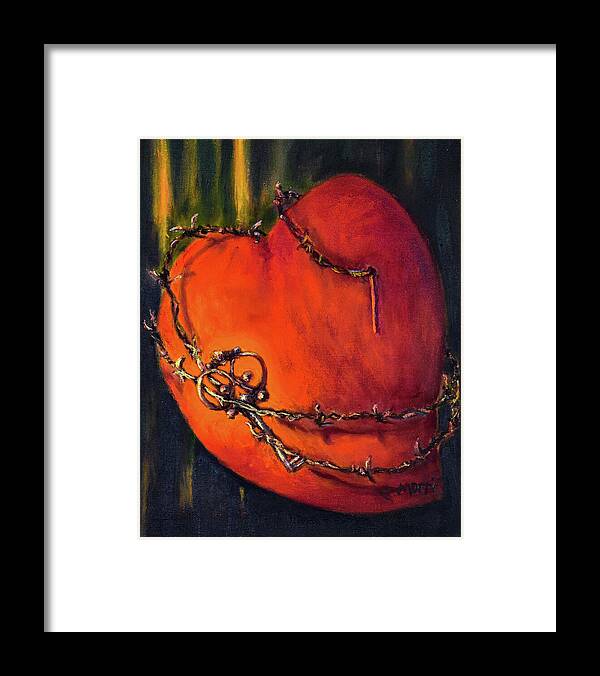 The Key is Within - Framed Print