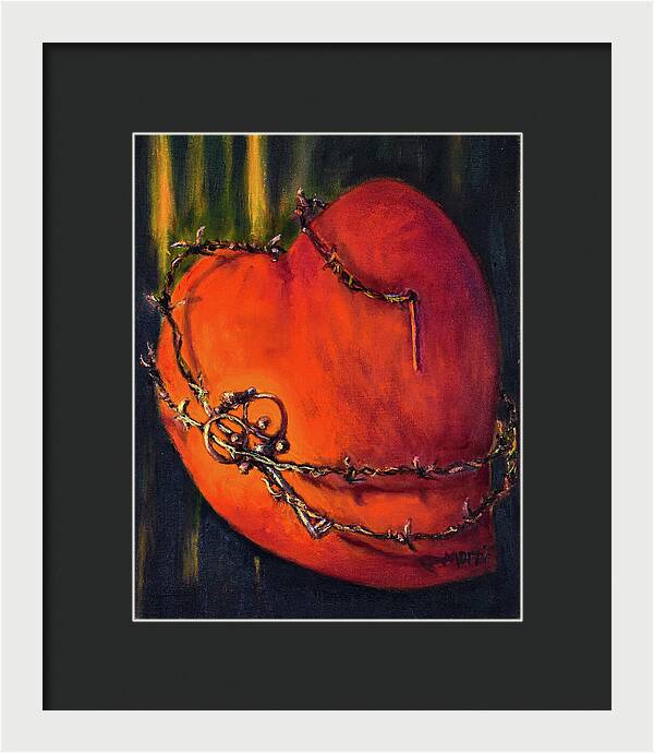The Key is Within - Framed Print