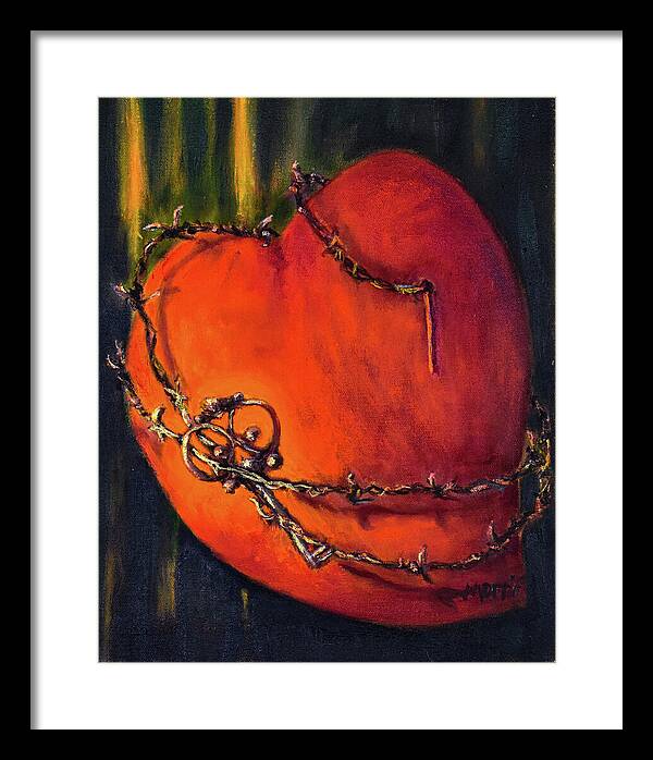 The Key is Within - Framed Print