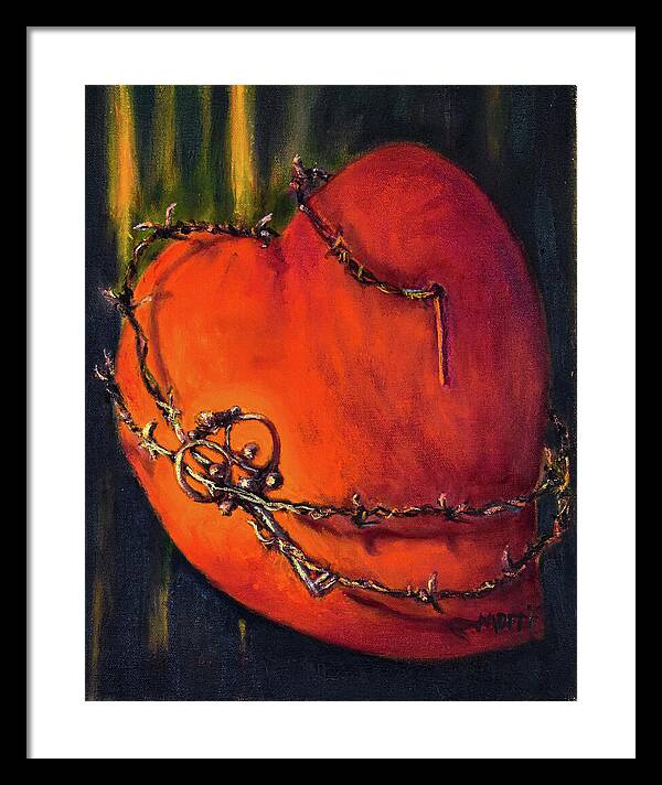 The Key is Within - Framed Print