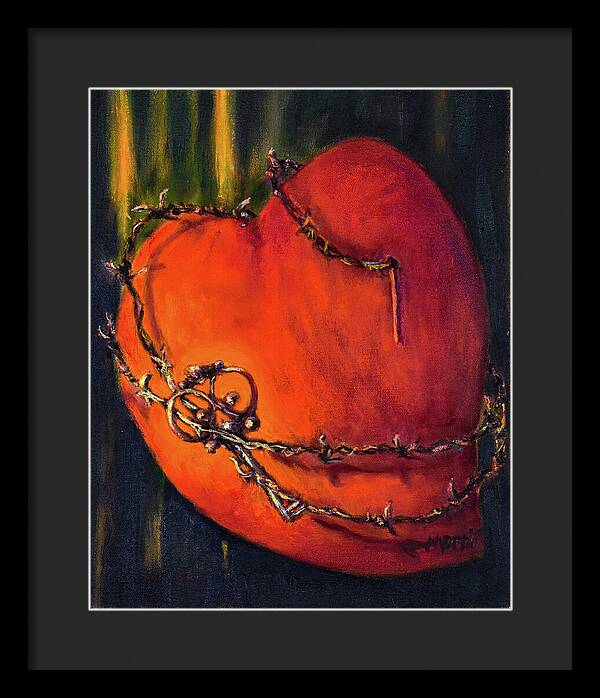 The Key is Within - Framed Print