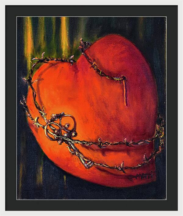 The Key is Within - Framed Print