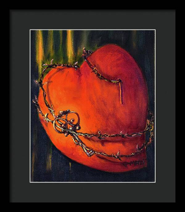 The Key is Within - Framed Print