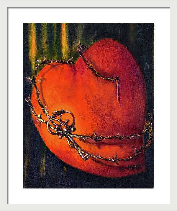 The Key is Within - Framed Print