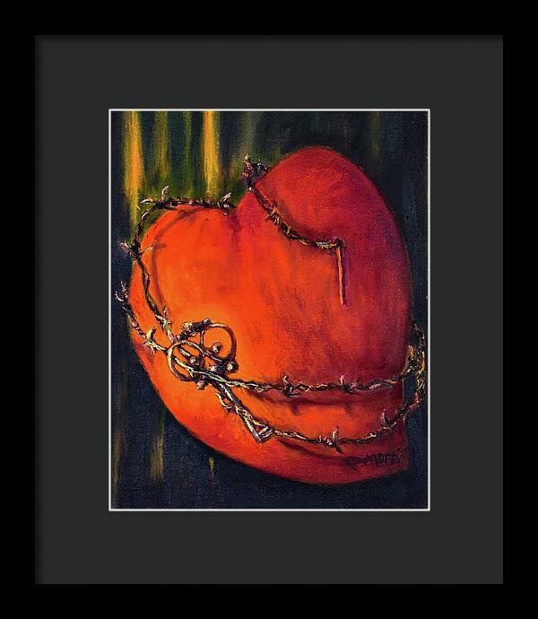 The Key is Within - Framed Print