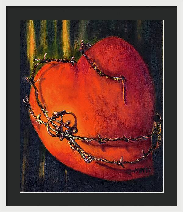 The Key is Within - Framed Print