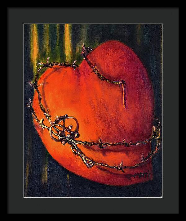 The Key is Within - Framed Print