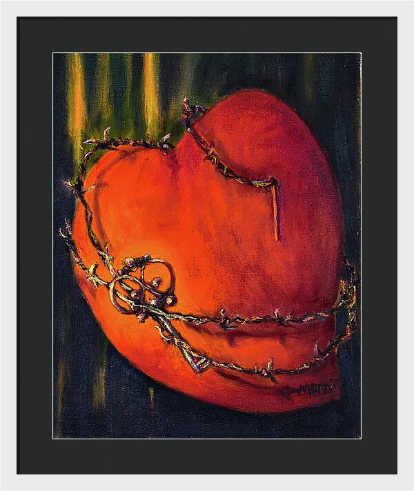 The Key is Within - Framed Print