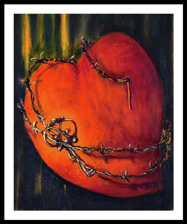 The Key is Within - Framed Print
