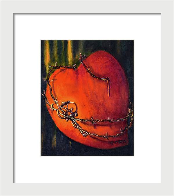The Key is Within - Framed Print
