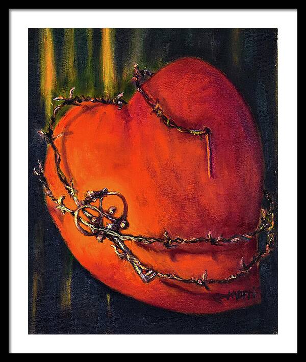 The Key is Within - Framed Print