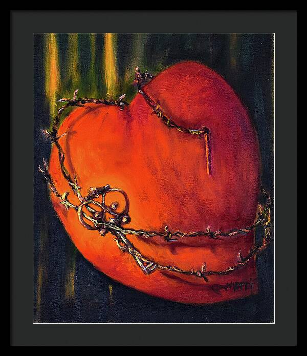 The Key is Within - Framed Print