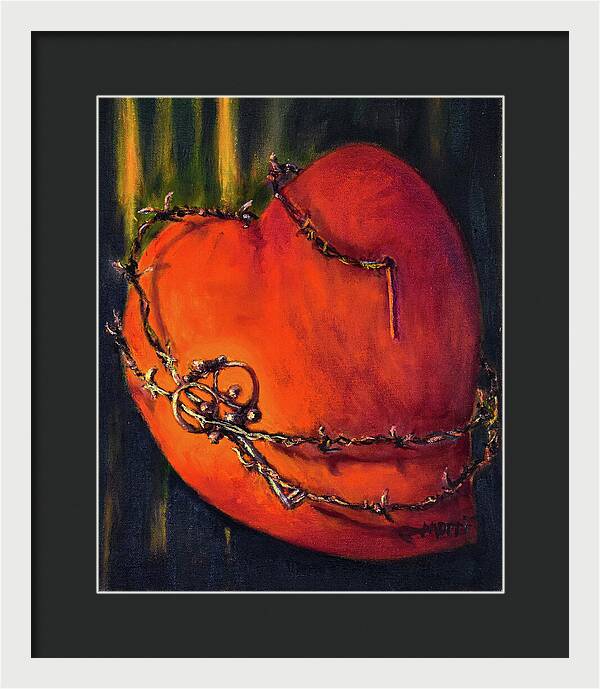 The Key is Within - Framed Print