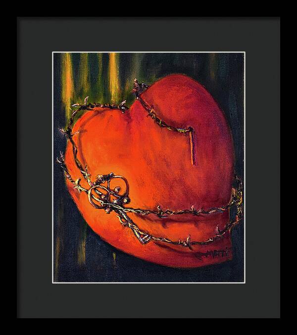 The Key is Within - Framed Print