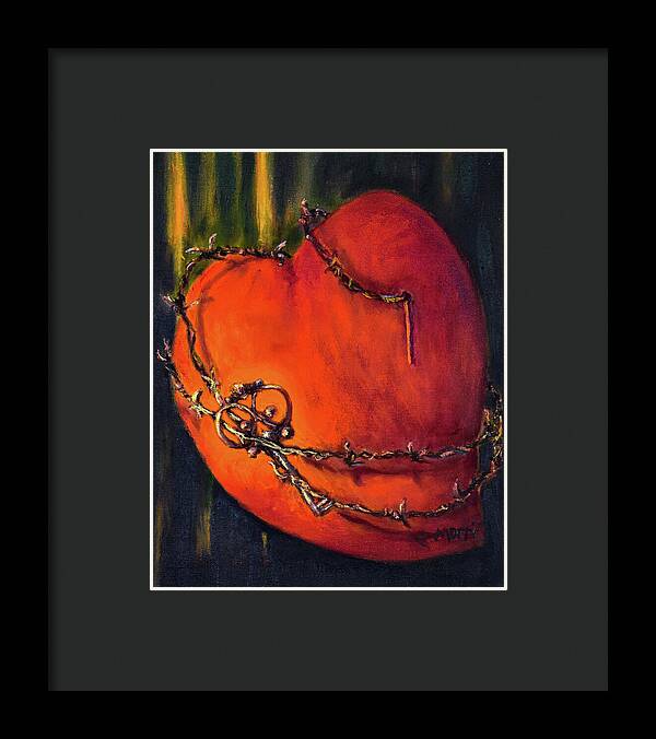 The Key is Within - Framed Print
