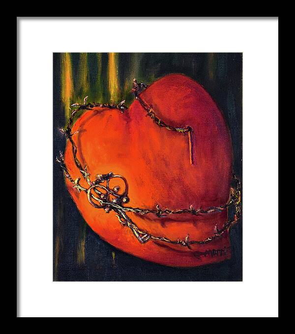The Key is Within - Framed Print