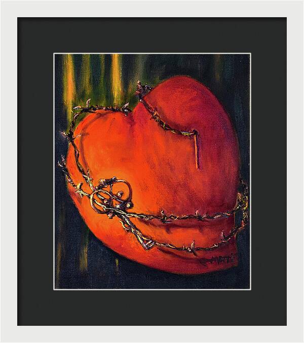 The Key is Within - Framed Print