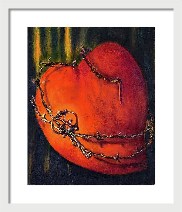 The Key is Within - Framed Print